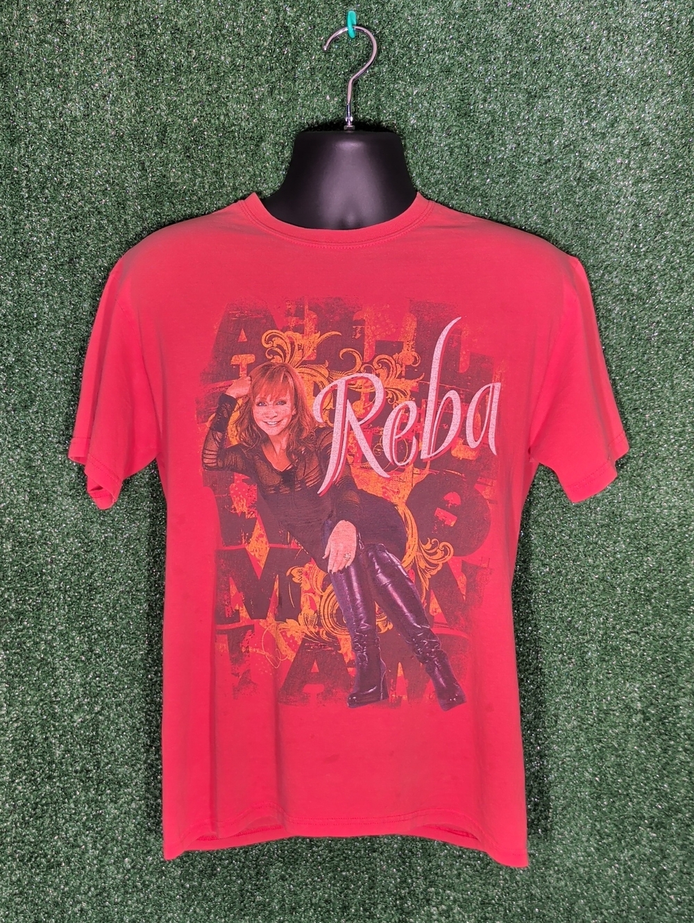 Reba " All The Women I Am " Concert T- Shirt Size Medium Peach Tour